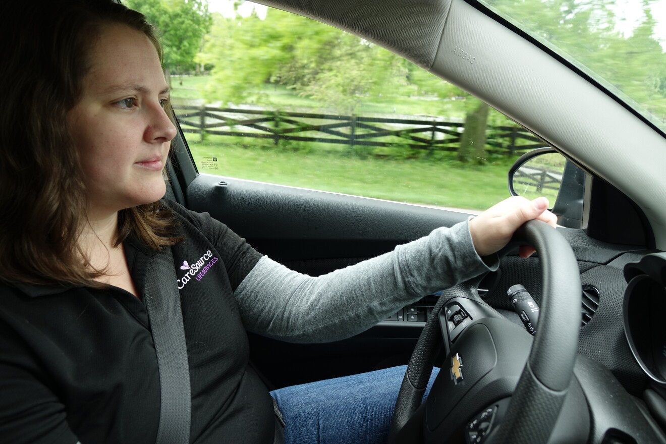 Jessie Rockhill, a life coach with CareSource, helps the health insurer's customers achieve their life and career goals.